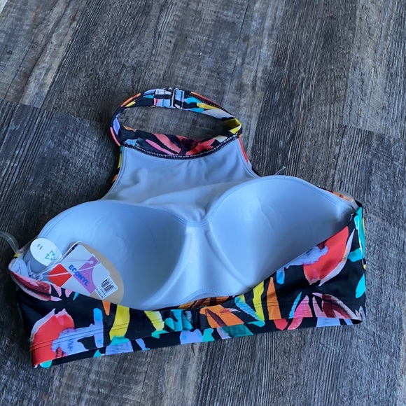 Black La Flora Leolani bikini halter top - Picture 2 of 3